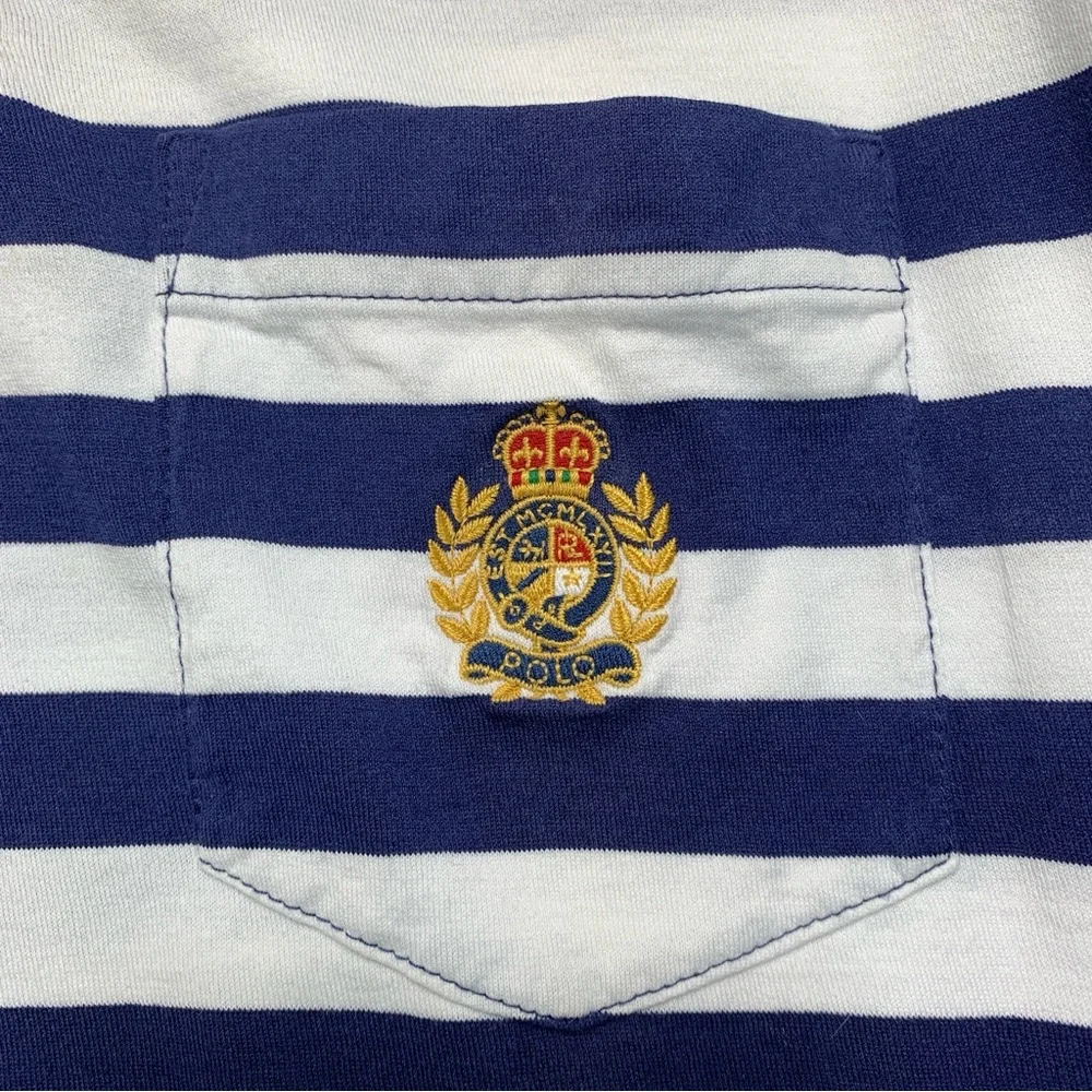 Polo by  Ralph Lauren men’s short sleeve nautical shirt-XL - Picture 5 of 12